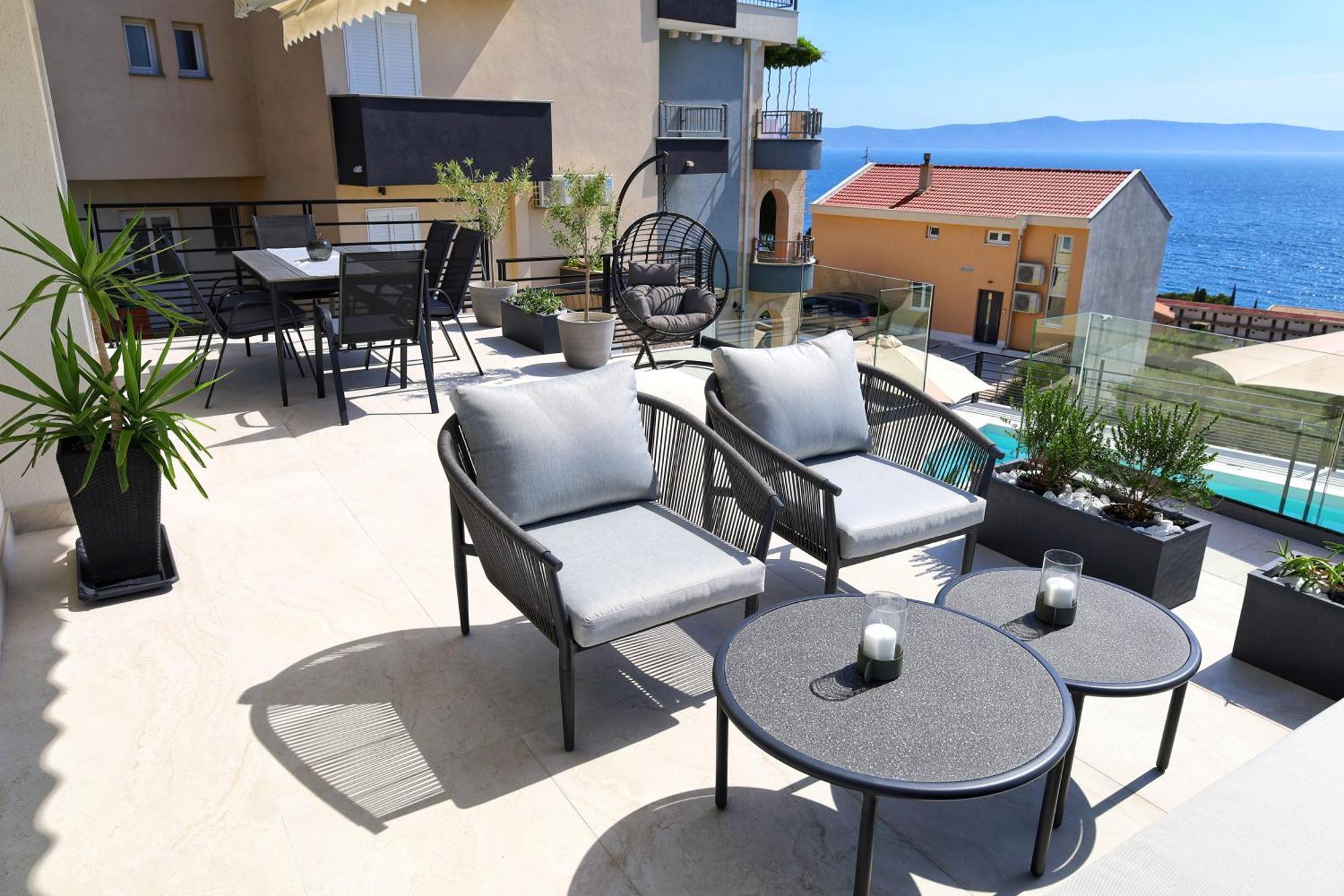 Luxury Holiday Home Dioniz Podgora Exterior foto